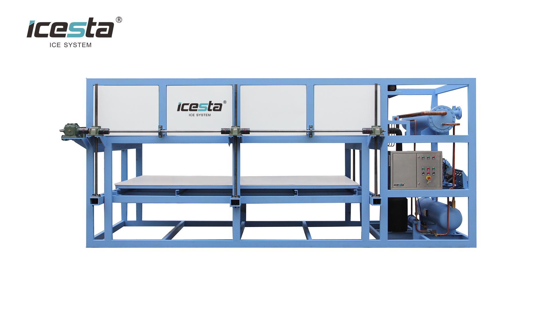 Machine à glace à bloc de refroidissement direct de 15 tonnes