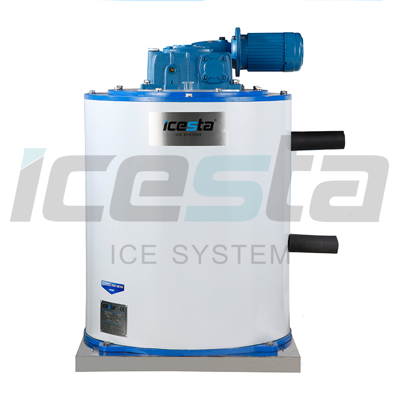 ICESTA CE a approuvé l\'usine de glace d\'ammoniaque d\'évaporateur de tambour de machine à glace de flocon automatique