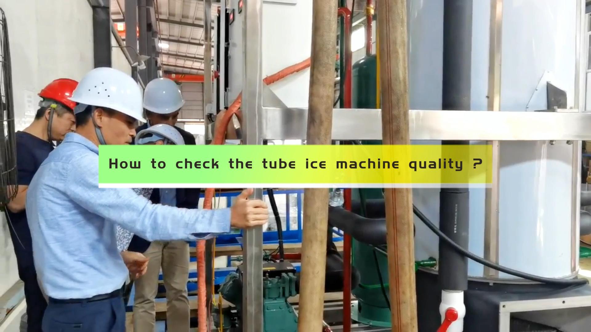 Test de machine à glace en tube de 10 tonnes