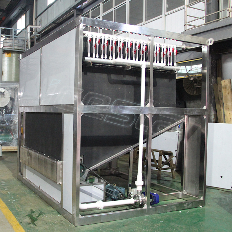 Icesta 10 tonnes Machine de glace de plaque en acier inoxydable, durée de vie automatique de haute qualité 