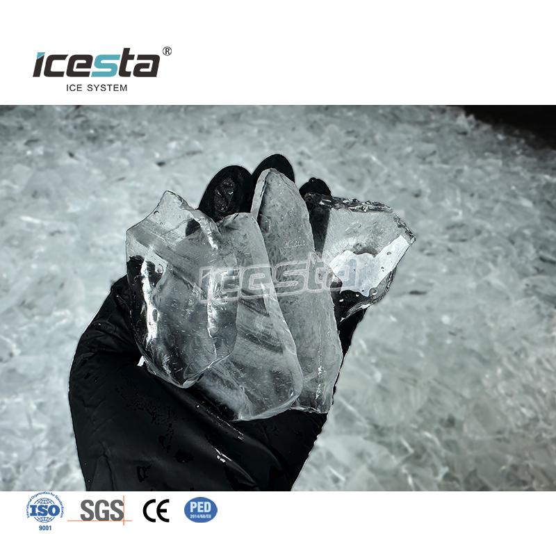 Machine à glace industrielle de plat de récipient avec la longue durée de vie d'acier inoxydable de refroidissement par évaporation 30t pour le refroidissement du béton