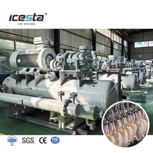 ICEST – unité de compresseur de réfrigération à ammoniac, système de refroidissement à haute efficacité pour Machine à glace et chambre froide
