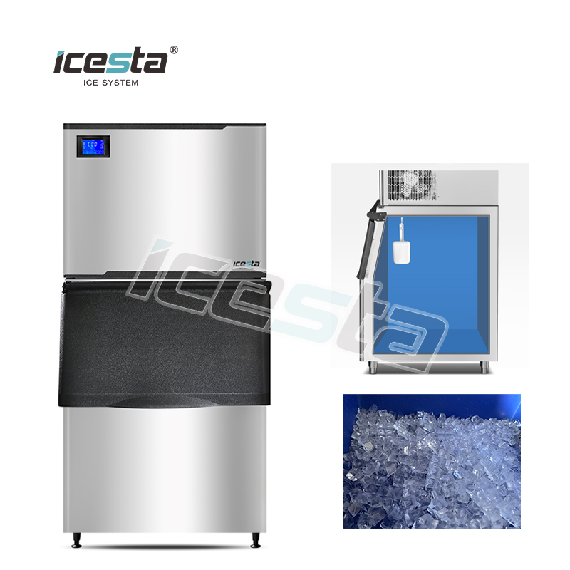 ICESTA HEURD DUTY SUPPLÉANCE PRODUCTION DE ICE 465KG / 24HORS CUBE Machine de glace 1500-2500 $