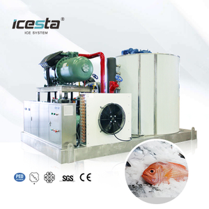 Machine à glace en flocons commerciale industrielle ICESTA de 25 tonnes | Forte durabilité