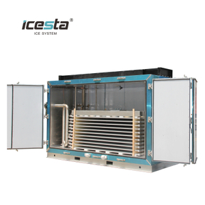 ICESTA Industrial Contact à basse température congélateur, acier inoxydable avec unité de condensation 20000 $ - 50000 $