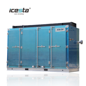 ICESTA Industrial Plate Freener - Arear inoxydable, basse température avec unité de condensation fiable