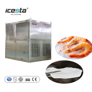 ICESTA machine à glace industrielle de plat d'acier inoxydable de longue durée de vie de 5 tonnes