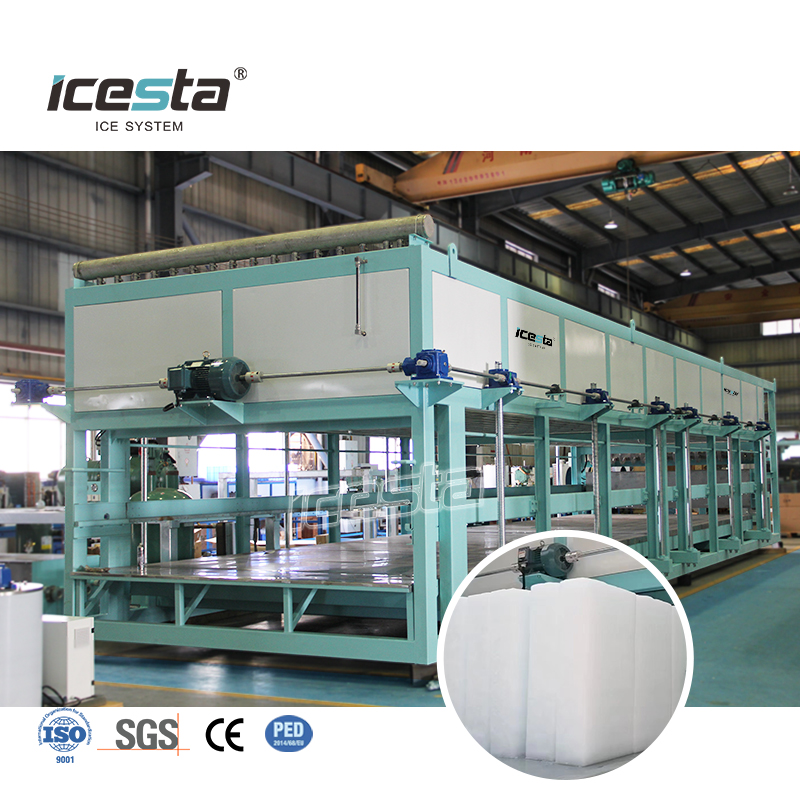Machine à glace en bloc à refroidissement direct ICESTA de 20 à 30 tonnes