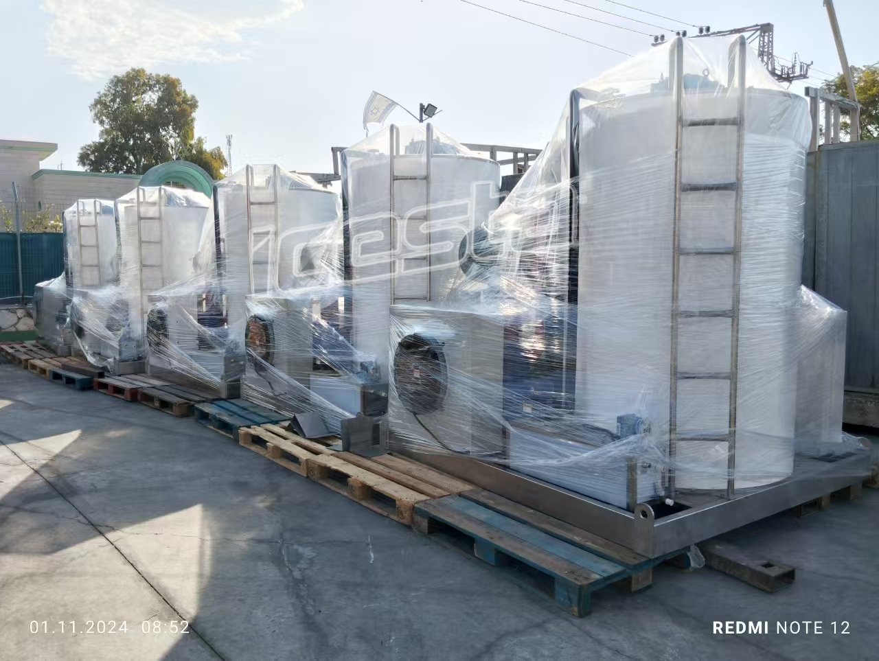 Projet d'abattage de volailles en Israël : application de 4 ensembles de machines à glace en écailles de 15 tonnes