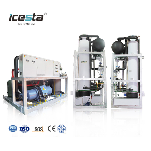 Machine de fabrication de glace de tube 40T par jour 90000 à 110000 $