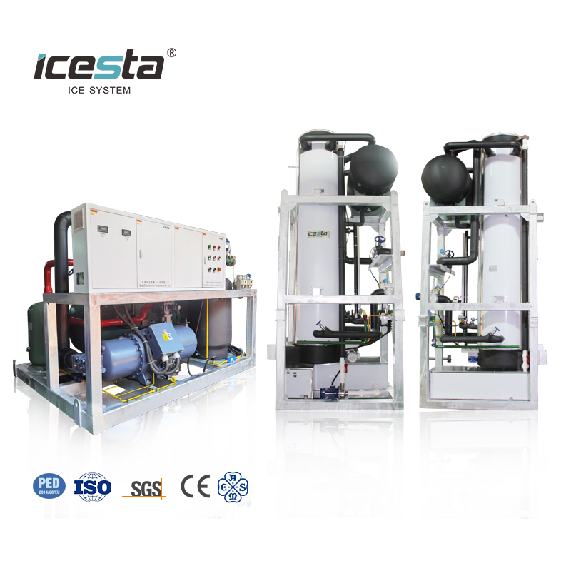 Machine de fabrication de glace de tube 40T par jour 90000 à 110000 $