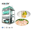 Machine à tube de glace 15 tonnes industrielles ICESTA automatiques Automatique haute relied edible tube solide glaçon glacier en acier inoxydable refroidissement 
