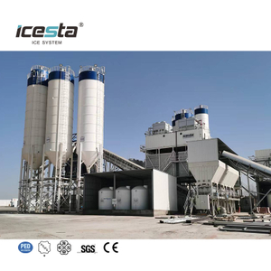 ICESTA personnalisée automatique à haute productivité longue durée de vie industrielle conteneurisée de glace en flocons de glace 