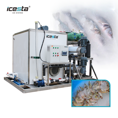 ICESTA 12 TON par jour Machine de glace en suspension d'eau salée 50000 $ - 80000 $