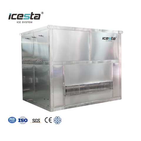 Icesta 10 tonnes Machine de glace de plaque en acier inoxydable, durée de vie automatique de haute qualité 