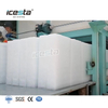 Machine de fabrication de blocs de glace industrielle ICESTA, capacité totale de 120 T (30 T × 3 + 15 T × 2) refroidissement par eau et dégivrage par eau, 35 kg/70 kg par bloc pour usine de glace