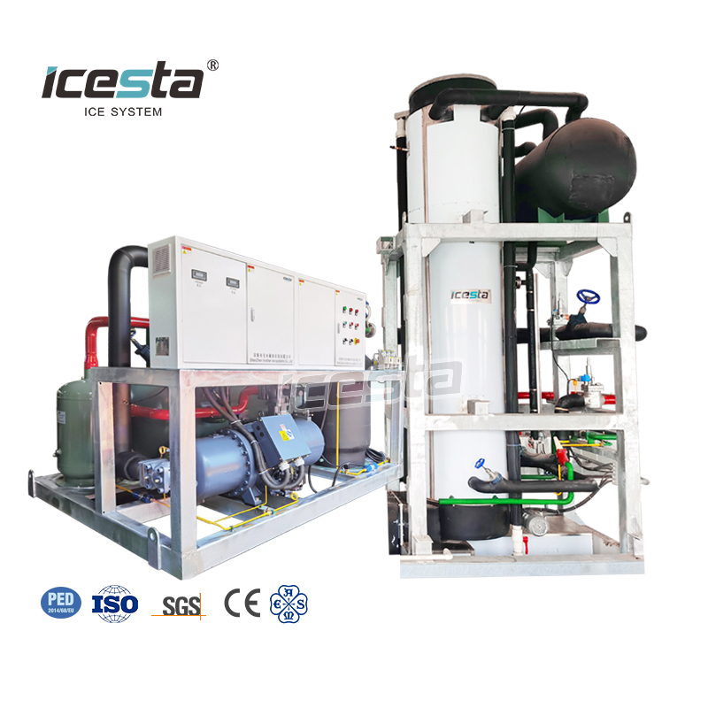 ICESTA – machine à glace en tube industrielle de 20 tonnes, personnalisée, économe en énergie, haute productivité, longue durée de vie, 59 000 $