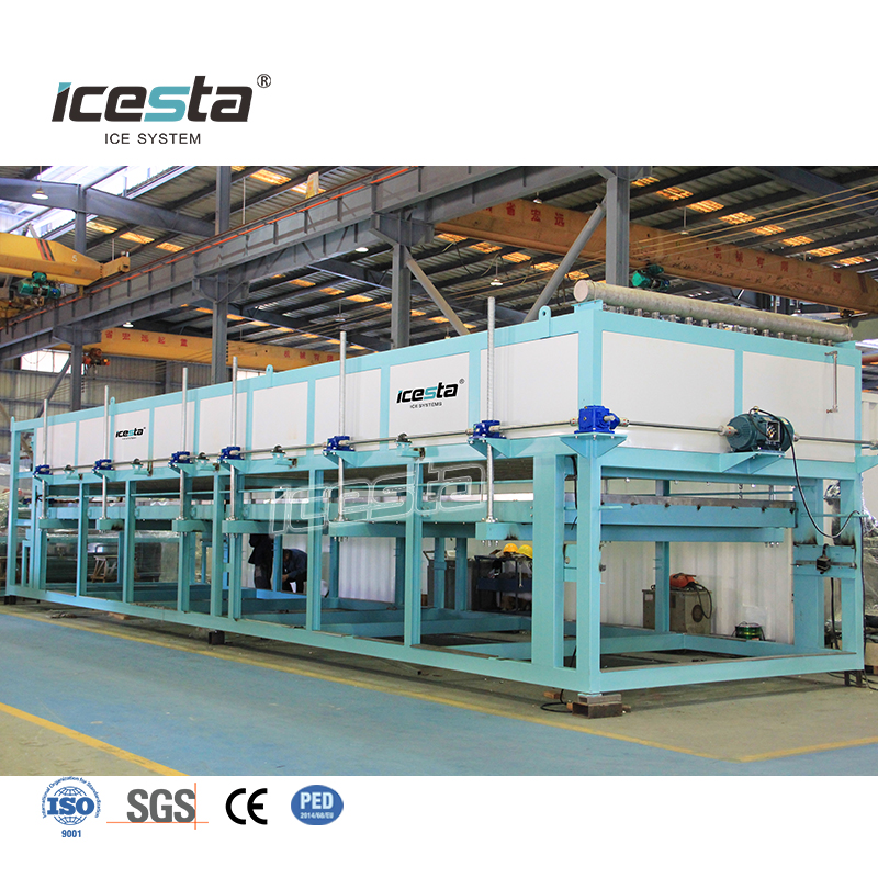 Machine à glace en bloc à refroidissement direct ICESTA de 20 à 30 tonnes