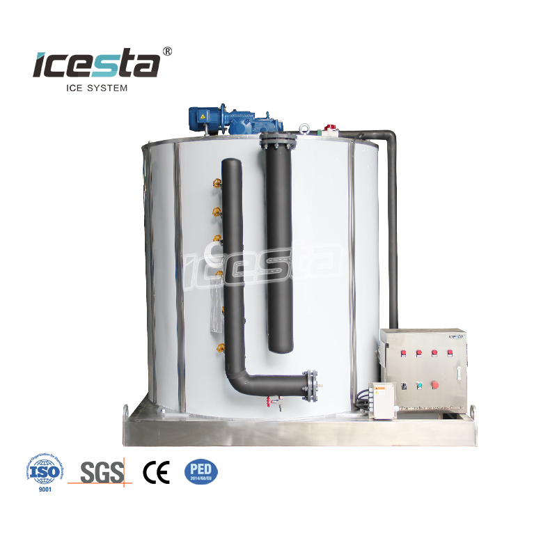 Évaporateur de machine à glace en flocons ICESTA de 30 tonnes par jour