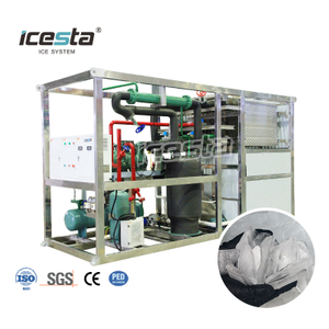 Machine à glace en plaques industrielle automatique ICESTA 10 tonnes 304SS
