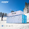 ICESTA All Weather Snow Making System with Bizter Compressor, 20/50/100 Ton Outdoor Snow Maker for Ski Resort