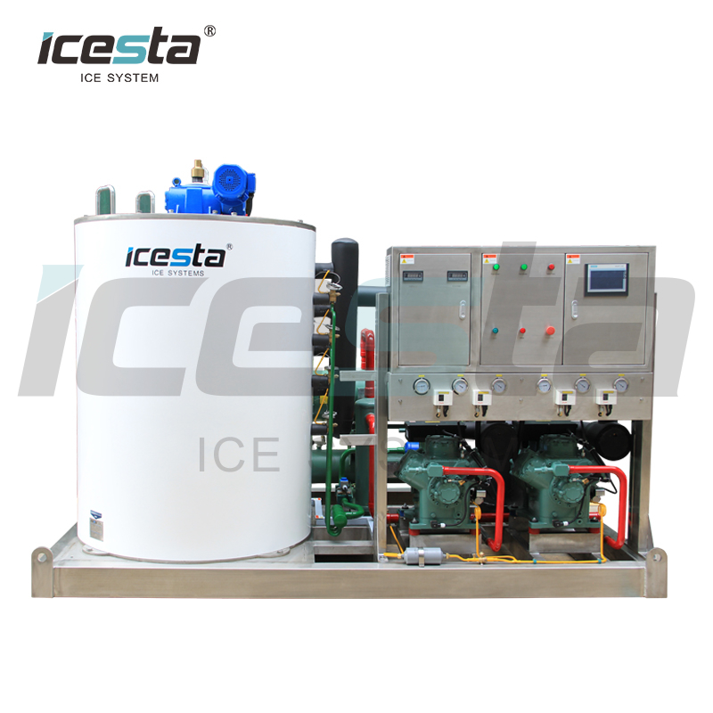 Machine à glace quotidienne en flocons de 5 t à 10 tonnes en acier inoxydable (qualité alimentaire)