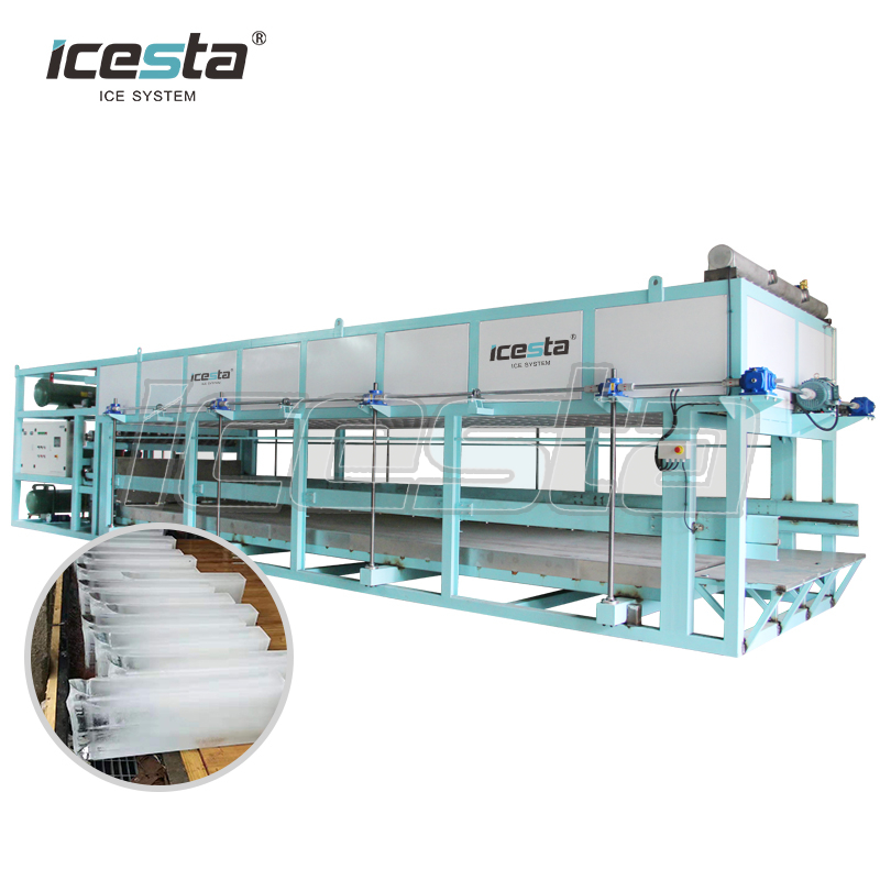 ICESTA personnalisée Full Automatique 13.5T Capacité quotidienne Machine de glace de blocage direct 30000 $ - 50000 $