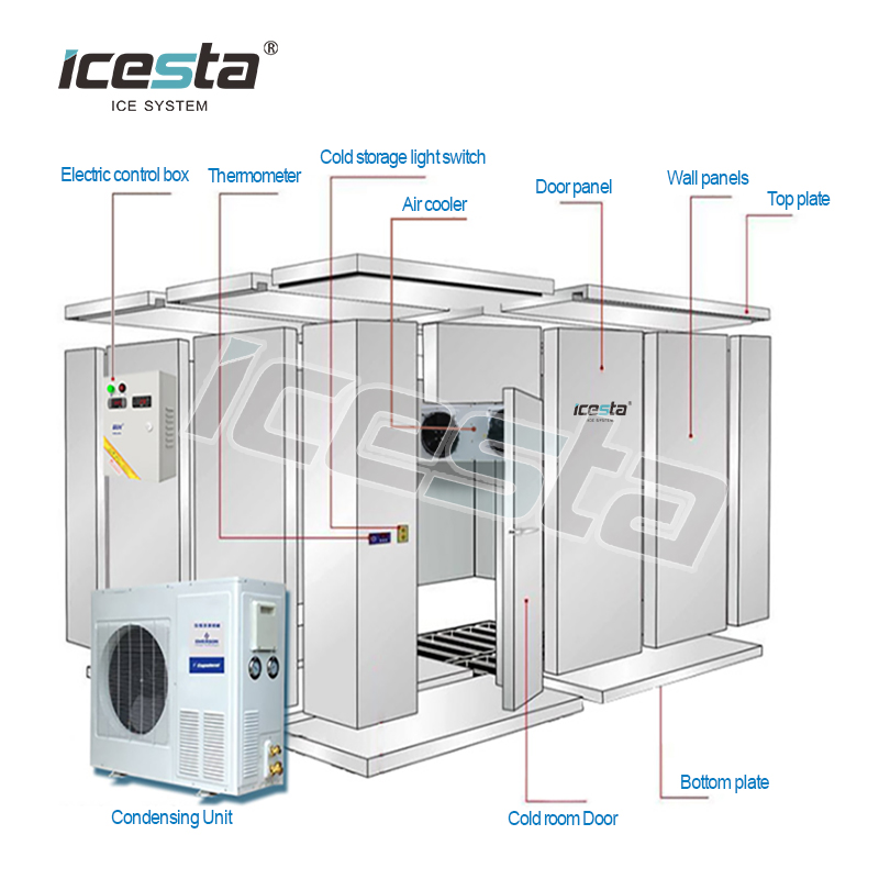 Fabricants de chambres froids personnalisés Équipement de stockage froid à vendre | Système ICESTA ICE 3000 $ - 60000 $