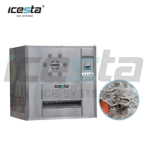 Machine à glace en plaques Icesta 5 tonnes pour fruits de mer 25 000 $ - 30 000 $
