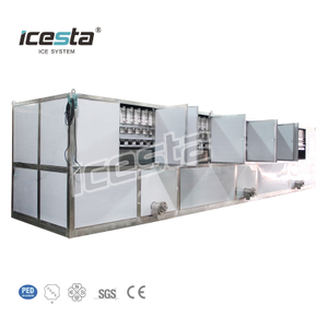 Machine de glace industrielle avec un acier inoxydable de refroidissement à air de 13 tonnes pour une boutique de boissons, un restaurant, un bar