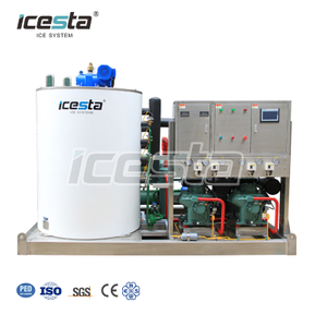 Machine à glace en flocons industrielle commerciale ICESTA Chine pour bateau de pêche