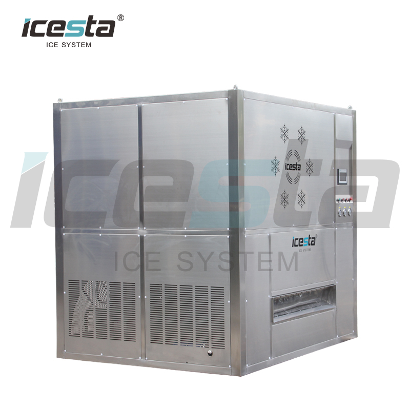 Machine à glace en plaques de haute qualité ICESTA personnalisée, 1 à 5 tonnes, 10 000 $ à 30 000 $