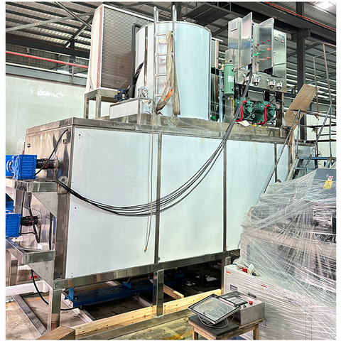ICESTA a personnalisé la machine à glace de boue de 15 tonnes de longue durée de vie de productivité élevée automatique d'économie d'énergie