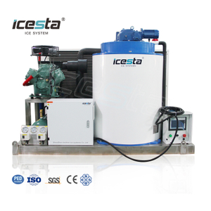 ICESTA 5t 10t machine à glace en flocons industrielle de 15 tonnes par jour